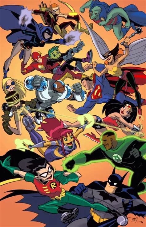 Justice League Vs Teen Titans Dc Comics Pinterest Justice League