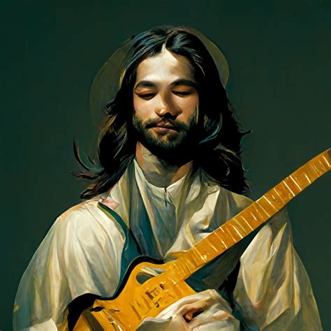 Jesus Christ Playing The Electric Guitar Ai Art Gallery