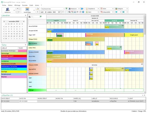 Modele Planning Excel Semaine