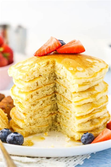 Fluffy Pancakes The Best Pancake Recipe Soft And Fluffy Taste And