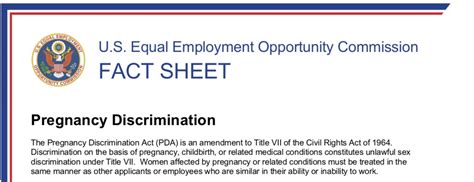 Federal Pregnancy Discrimination Act Forbids Companies From Discriminating Against Pregnant