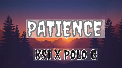 Ksi Patience Feat Yungblud And Polo G Lyrics Video Youtube