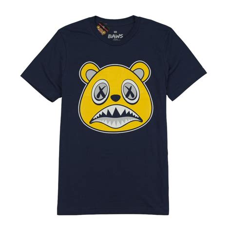 Baws Bear T Shirts Michigan Baws Navy Bear T Shirt Shirts T Shirt