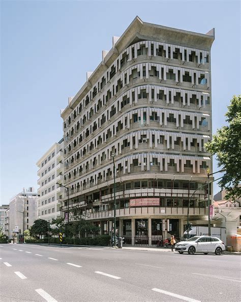 Brutalist And Modernist Architecture In Lisbon Portugal