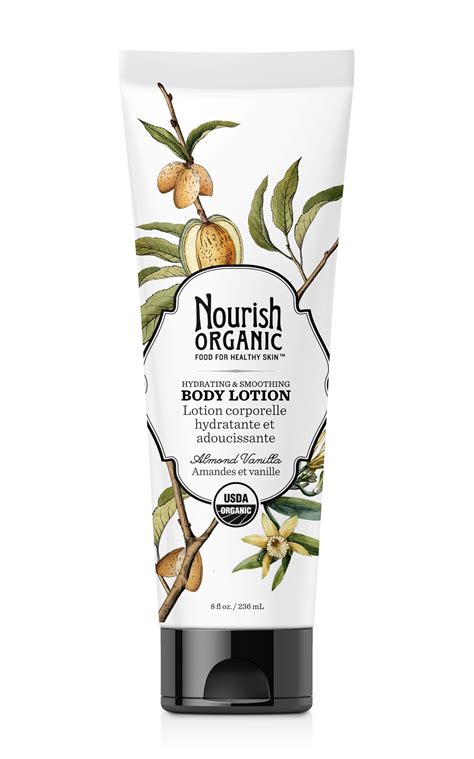 Nourish Organic Body Lotion Almond Vanilla 236ml
