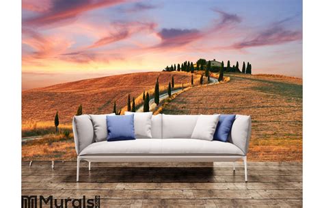 Tuscany Landscape Wall Mural