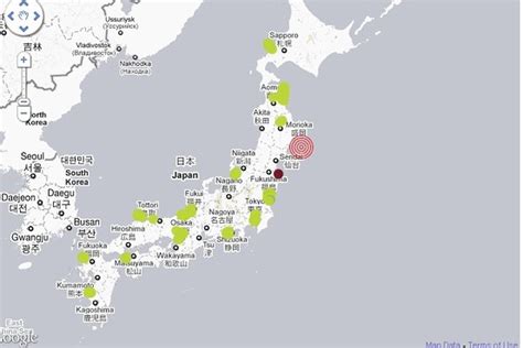 Radiation Levels In Japan Wsj