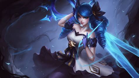 gwen league of legends and background hd wallpaper peakpx