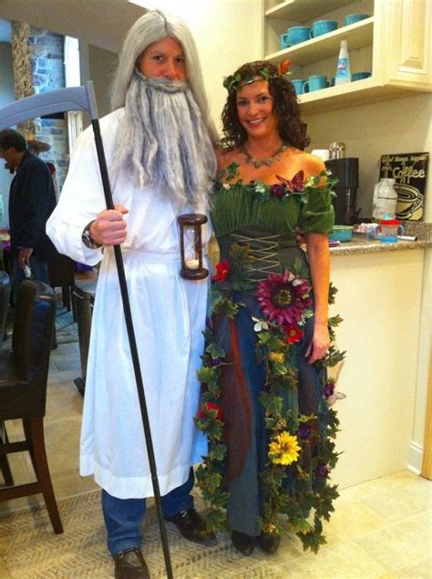 Couple S Halloween Costume Idea Father Time And Mother Earth Mother Nature Costume Mother