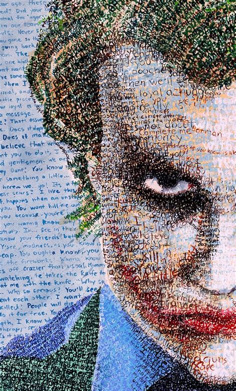 Artist Creates Detailed Portraits Entirely Out Of Handwritten Text