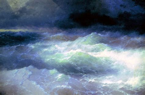 Among The Waves By Ivan Konstantinovich Aivazovsky 1898 Ciel Bleu Media