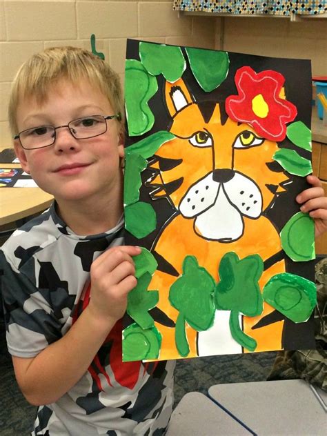 2nd Grade Tigers Georgetown Elementary Art Blog Elementary Art