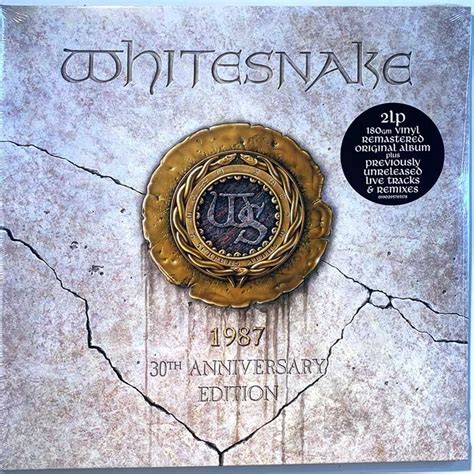 Whitesnake 1987 30th Anniversary Edition 2lp Lp