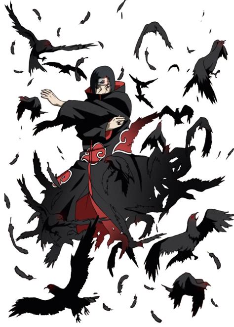 Itachi Crow Jutsu By Xuzumaki On Deviantart Itachi Anime Anime Naruto