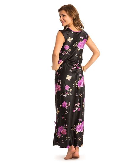 Buy Prettysecrets Black Polyester Nighty Online At Best Prices In India Snapdeal
