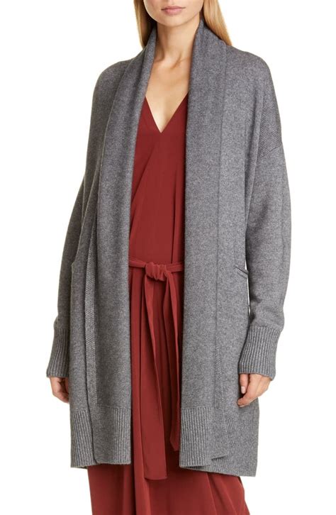Co Essentials Wool Cashmere Long Belted Cardigan Nordstrom In 2020