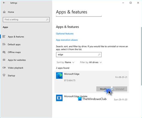 How To Reset Microsoft Edge Via Settings In Windows 10