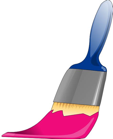 Paintbrush Hot Pink Clip Art At Vector Clip Art Online