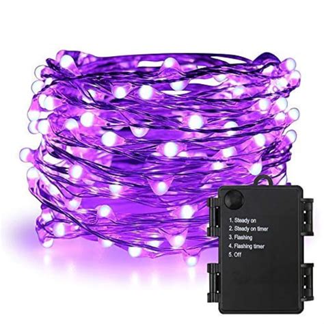 Er Chen Battery Operated String Lights 33ft 10m 100 Led Fairy Lights With Timer Waterproof