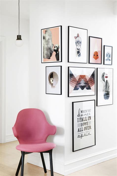inside out magazine / photography by Frederikke Heiberg | Corner gallery wall, Corner decor ...