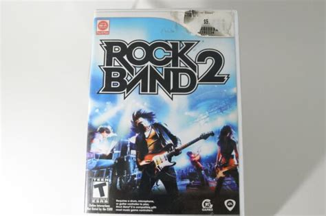 Rock Band 2 Nintendo Wii 2008 Complete Video Game With Manual And Case