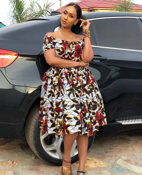 2019 Unique Ankara Short Gown Styles African Print Dress Ankara