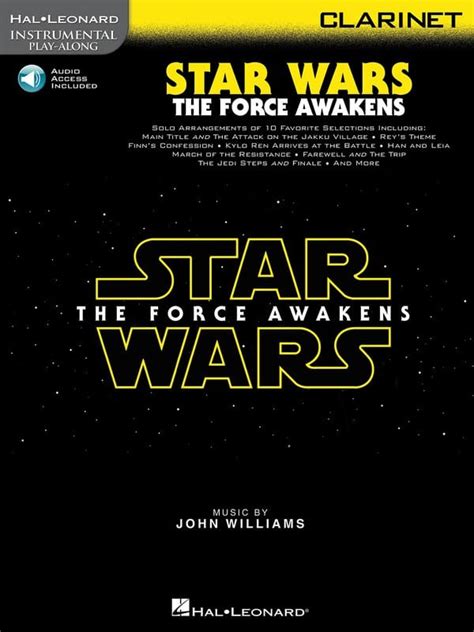 Star Wars The Force Awakens Clarinet Sheet Music Pats Music Store