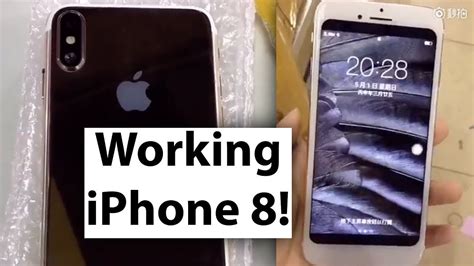 A Working Iphone 8 Leaked Or Maybe A Fake One Youtube