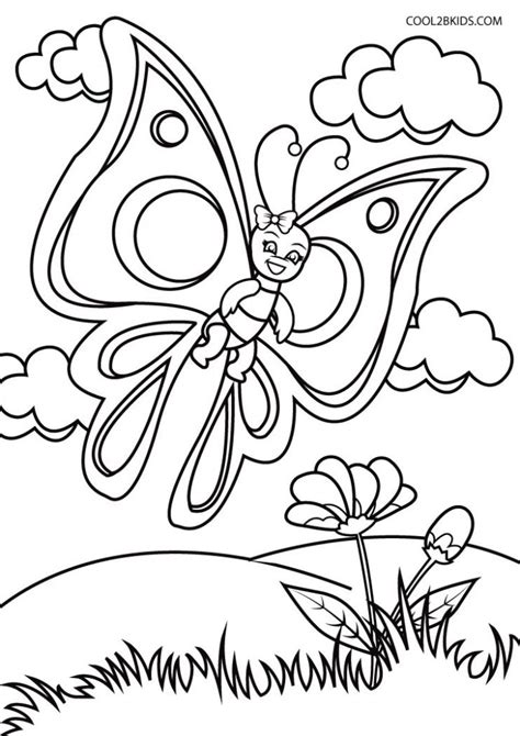 Coloring Pages For Girls Butterfly