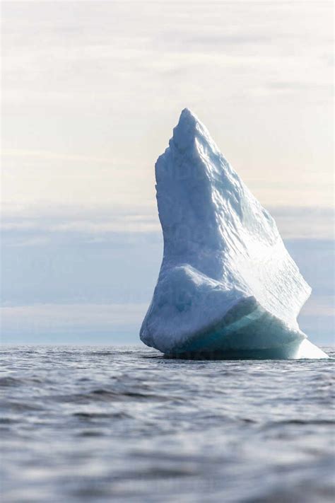 Majestic Iceberg Formation On Atlantic Ocean Greenland Stock Photo