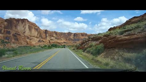 Scenic Hwy 128 Along The Colorado Starting At Moab Utah Time Lapse