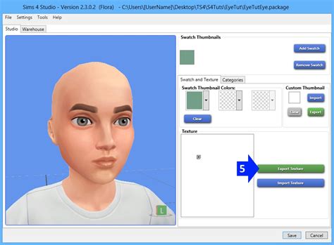 How To Make A Standalone Eye Recolor Sims 4 Studio