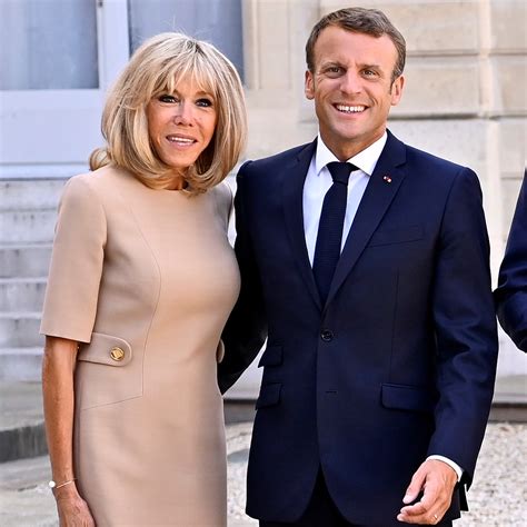 Brigitte Macron Is Back With A Classic Take On Parisian Chic Vogue