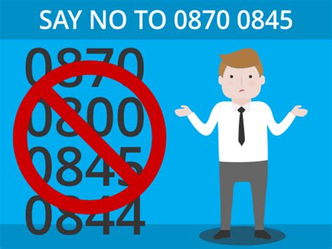How To Say No To 0870 And 0845 Numbers Call Cost And Free Calls To 0870