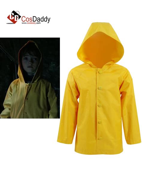 Costumes Adults Mens Womens Halloween Costume Fancy Dress Georgie It Yellow Raincoat Mac Men