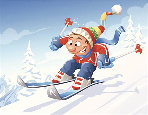 Funny Ski Illustrations Royalty Free Vector Graphics And Clip Art Istock