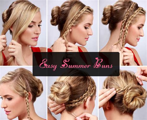 Easy Bun Hairstyle Tutorials For The Summers Top 10 Heart Bows And Makeup