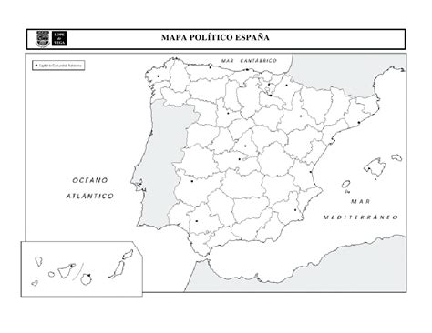 Vectores e ilustraciones de stock sin royalties de mapa españa politico. Mapa Mudo Politico España