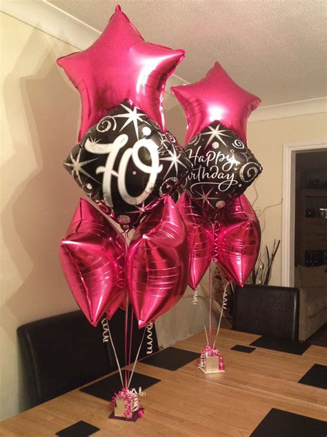 Keepsake happy birthday mini balloon balloons & chocolates can only be ordered with flowers, thank you. Happy birthday balloon bouquets 70th from www ...