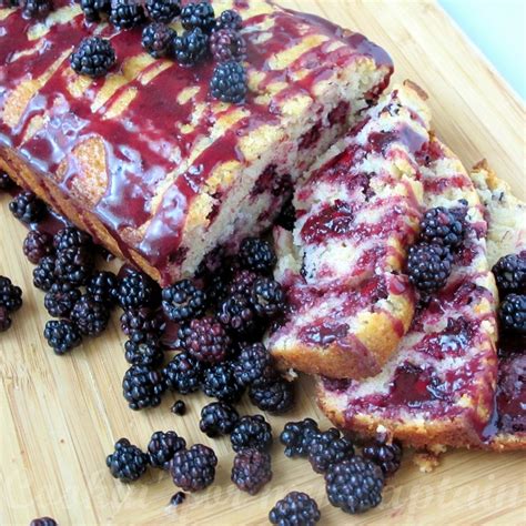 Wild Blackberry Bread Berries Recipes Blackberry Bread Fruit Recipes