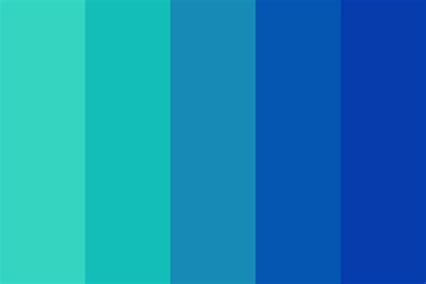 An Aqua Ocean Color Palette