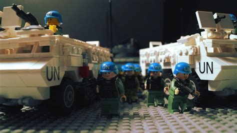 Lego Un Peacekeepers Deployed Some Lego Un Peacekeepers Ar Flickr