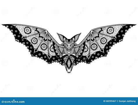 Mandala Bat Svg - 220+ SVG File for Silhouette