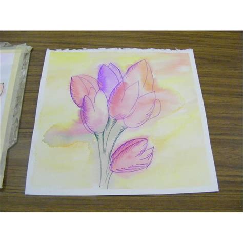 Easy Watercolor Art Project For Fall Or Spring Leaves Or