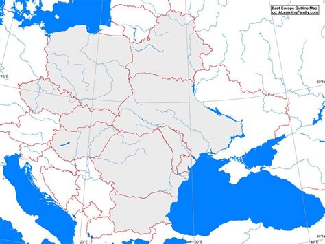 Blank Map Of Eastern Europe United States Map Europe Map