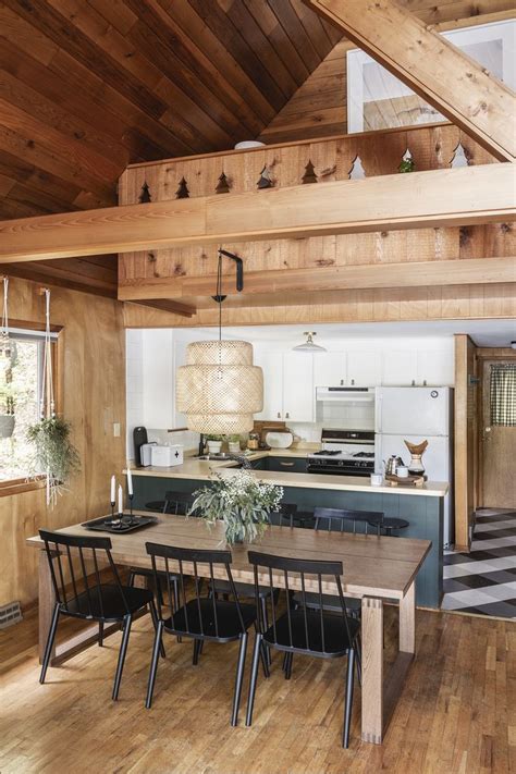 Rustic Cabin Kitchen With A Touch Of Burlap