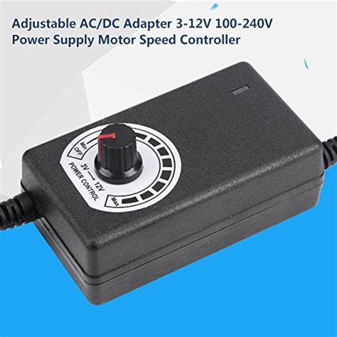 Ac To Dc Converter 110v 240v 3 12v 2a Power Adapter Supply Adjustable