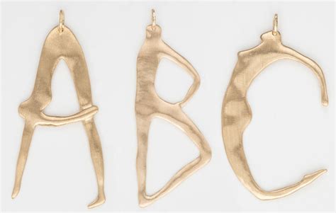 Bj Rg S Nude Alphabet The French Jewelry Post By Sandrine Merle