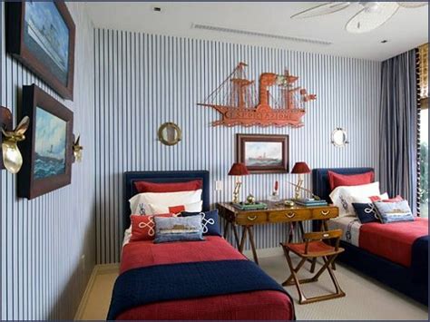 Many pieces in this boy's room have been in the family a long time: Decorating theme bedrooms - Maries Manor: nautical bedroom ...