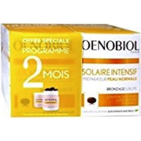 Oenobiol Solaire Intensif Peaux Normales Lot De 2 X 30 Capsules